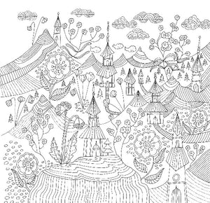 Zen Garden - Artist's Coloring Book