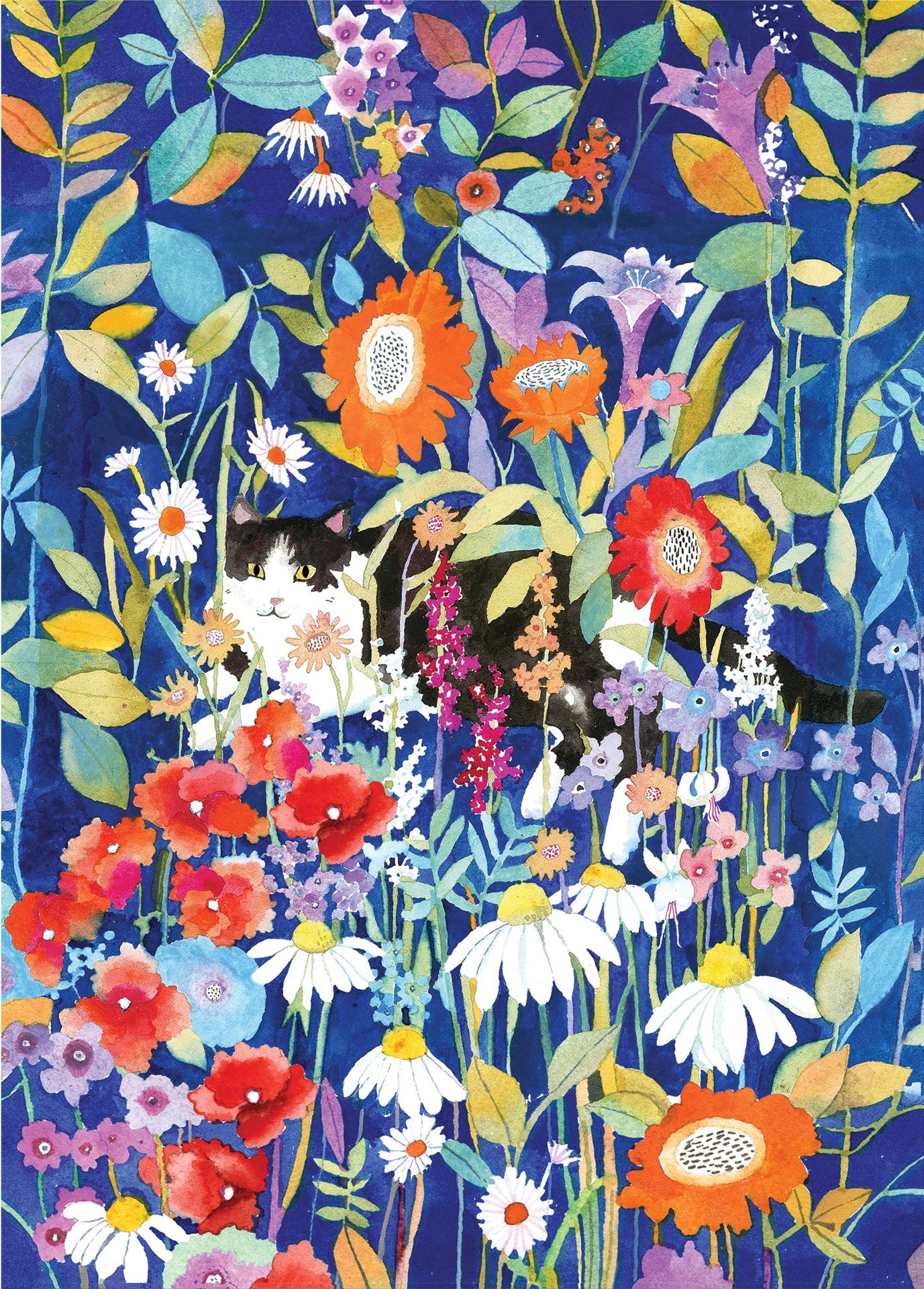 Garden Cat Jigsaw Puzzle