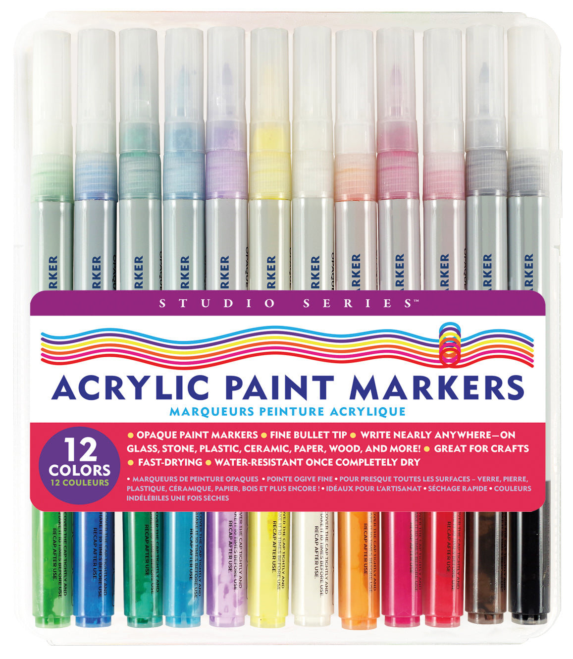 Studio Series Acrylic Paint Marker Set (12)