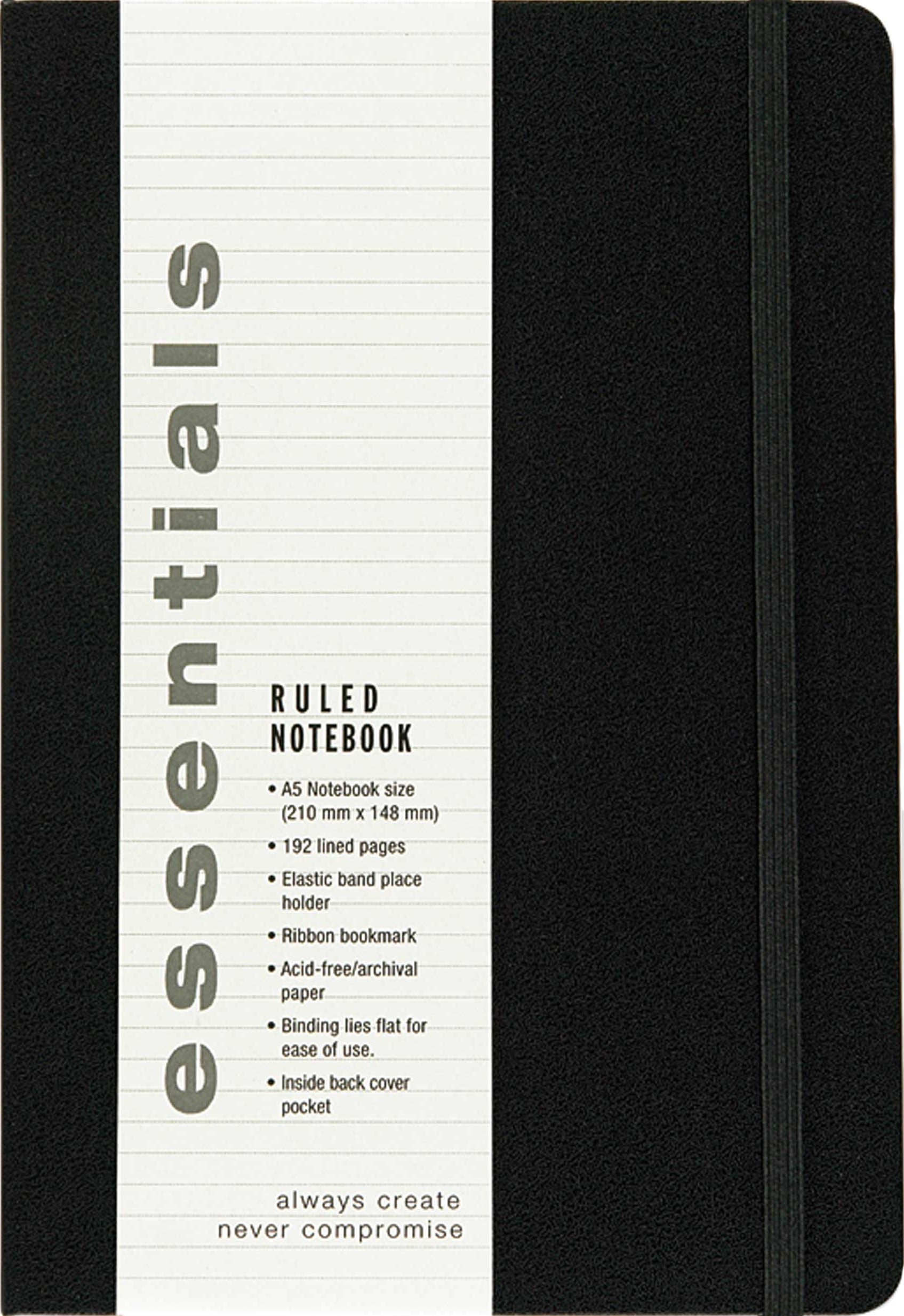 Essentials Large Ruled Notebook - 5 1/2 x 8"