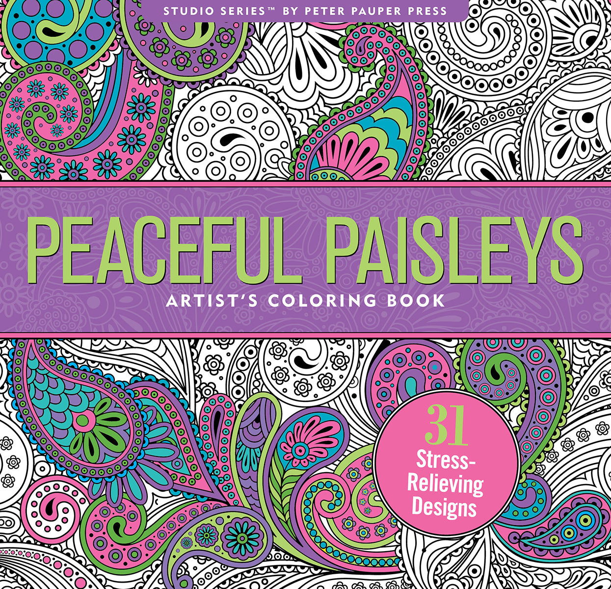 Peaceful Paisleys – Artist's Coloring Book