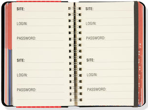 Large Print Internet Address & Password Logbook