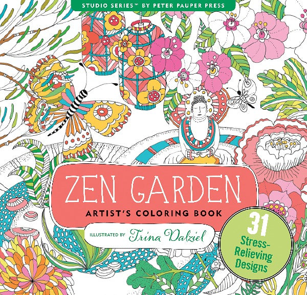 Zen Garden - Artist's Coloring Book - JournalNook